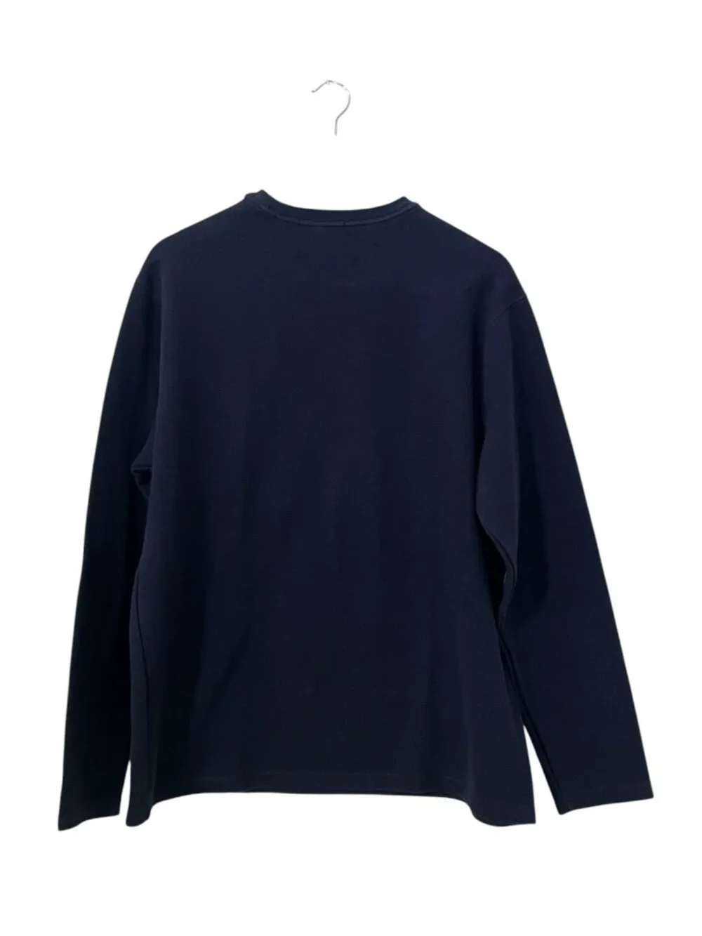 Banana Republic Mens XL Navy Waffle Knit Thermal Shirt Long Sleeve Crew Neck